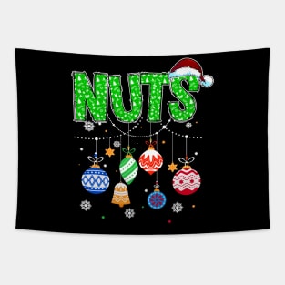 Funny Chest Nuts Matching Chestnuts Christmas Couples Nuts Tapestry