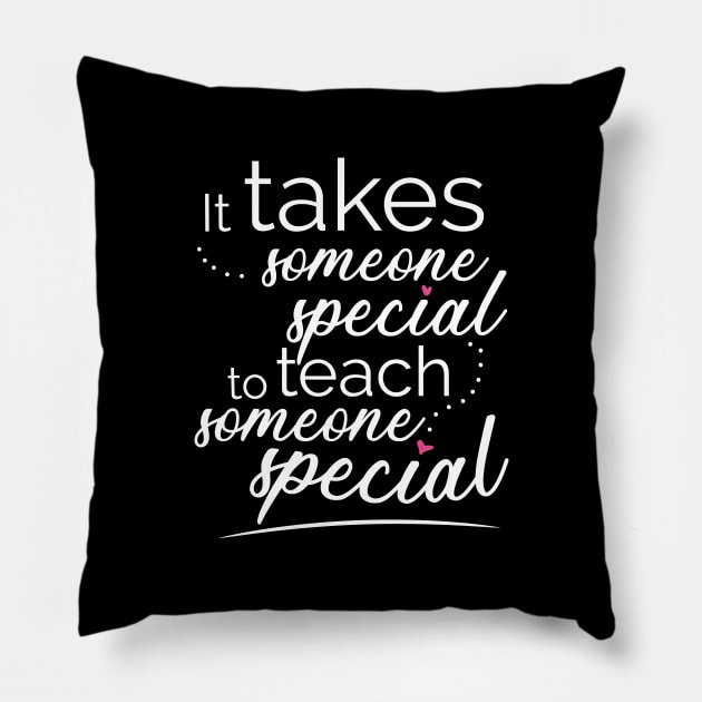 Paraprofessional Special Education Teacher Pillow by psiloveyou