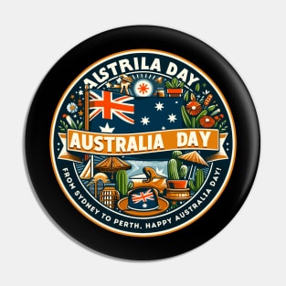 From Sydney to Perth, Happy Australia Day! Pin