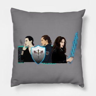 Holy Trinity of Wynonna Earp Pillow