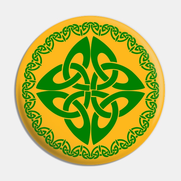 St. Patricks Day Irish Design Pin by POD Creations