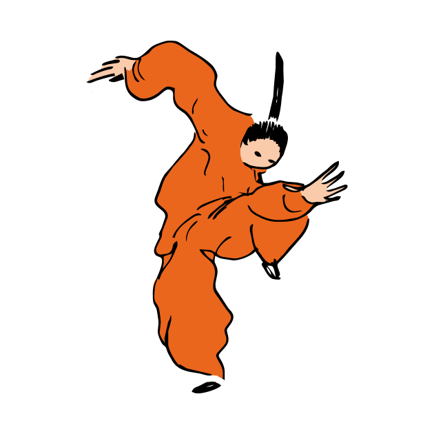 Kungfu monk by Nikokosmos