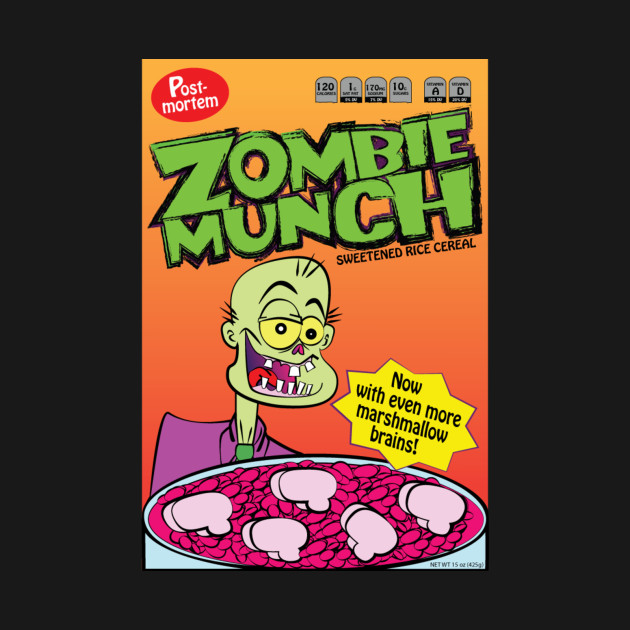 Zombie Munch Cereal Onesie TeePublic