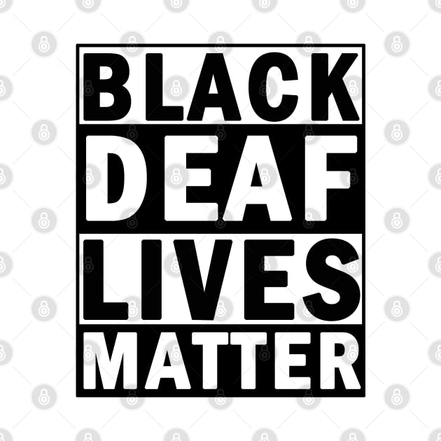 Black deaf lives matter by valentinahramov