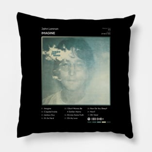 John Lennon - Imagine Tracklist Album Pillow