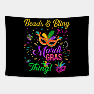 Beads And Bling Its A Mardi Gras Thing Mardi Gras Tapestry