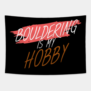 Bouldering is my hobby Tapestry