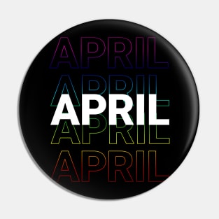 born in April Pin