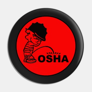 Calvin Pee on OSHA Pin