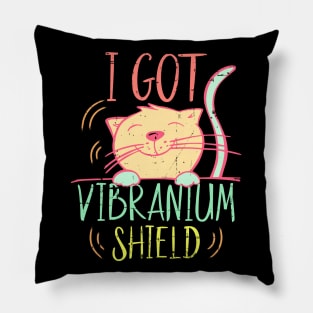 I Got Vibranium Shield Cute Cat Vibrating Pillow