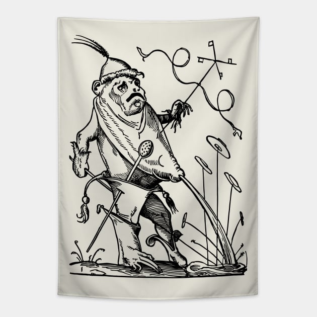 Grotesque #57 The Drolatic Dreams of Pantagruel (1565) Tapestry by n23tees