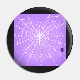 Heart Spider Web Pin