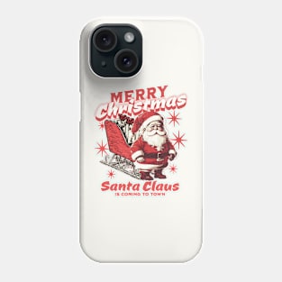 Vintage Santa Claus is coming to Town Phone Case