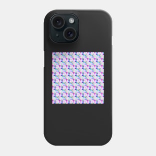 Psychedelic magenta polka dots Phone Case