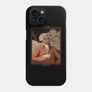 Portrait of Joseph Bologne Chevalier de Saint-Georges Phone Case