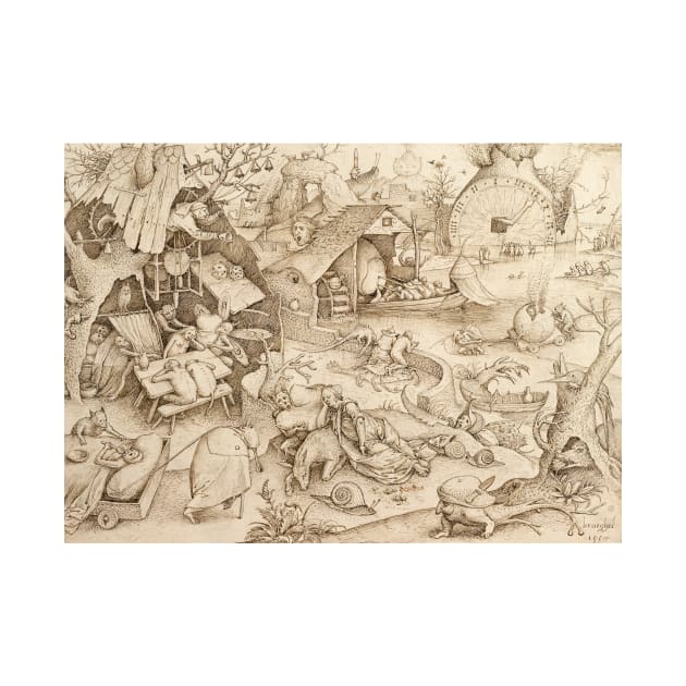 Desidia (Sloth) by Pieter Bruegel the Elder by Classic Art Stall