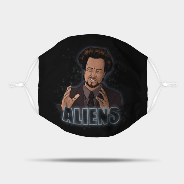 The Aliens Guy (Giorgio Tsoukalos) Color - Illustration - Mask | TeePublic The Aliens Guy (Giorgio Tsoukalos) Color - Illustration - Mask | TeePublic