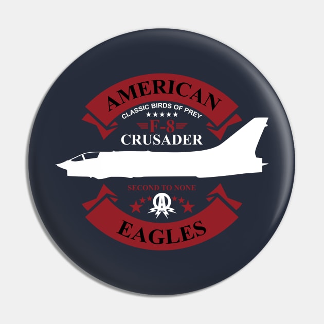 F-8 Crusader Pin by TCP