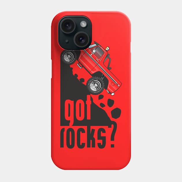 Got Rocks- Muticolor and Black Phone Case by JRCustoms44