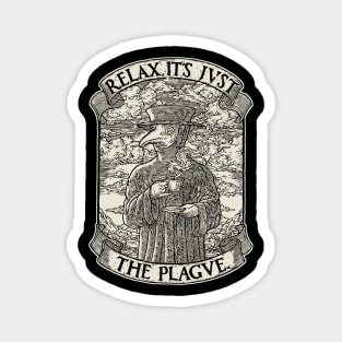 The Chillest Plague Doctor Magnet