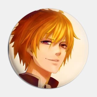 Blonde Hair Anime Boy Pin