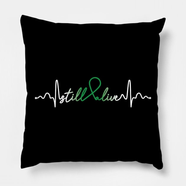 Still Alive- Spinal Cord Injuries Gifts Spinal Cord Injuries Awareness Pillow by AwarenessClub