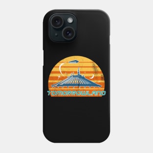 Tomorrowland / Space Mountain 70s Vintage Design (Distressed) Phone Case