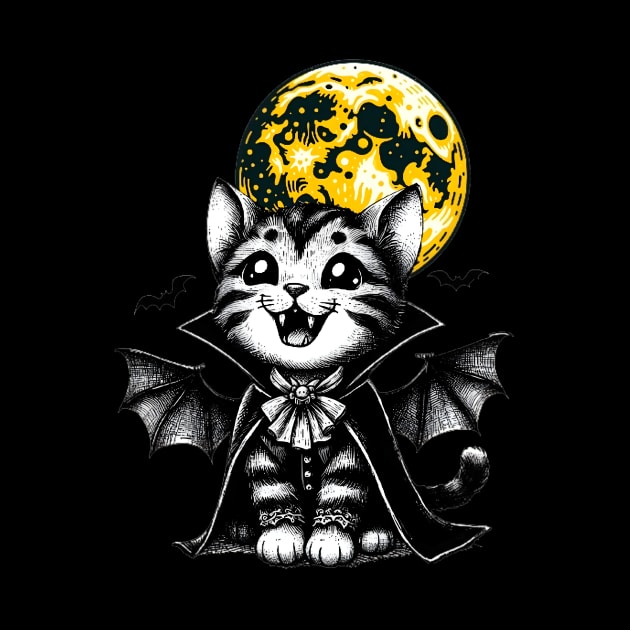 Vampire cat by NightvisionDesign