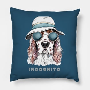 Springer Spaniel Indognito Pillow