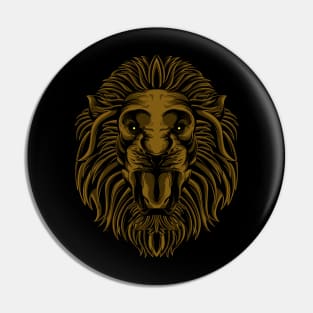 classic lion Pin