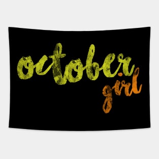 October Girl Tapestry