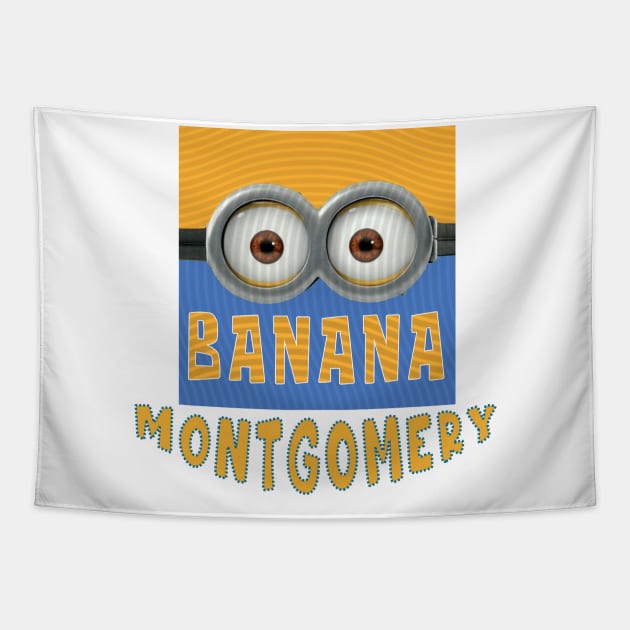 DESPICABLE MINION AMERICA MONTGOMERY Tapestry by LuckYA