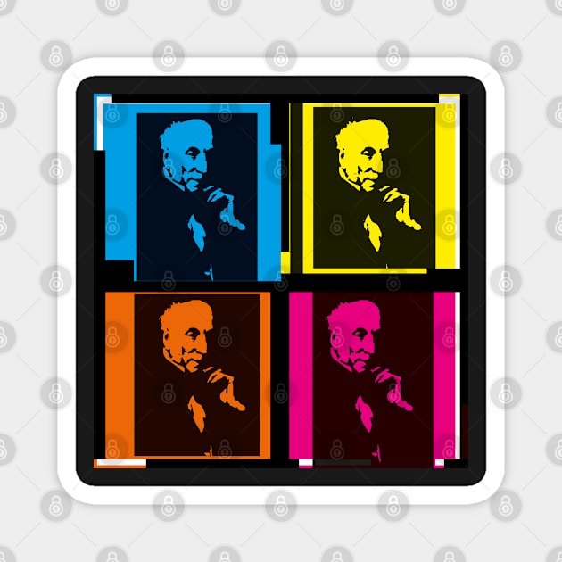 William Wordsworth - Poet - colorful, pop art style design Magnet by CliffordHayes