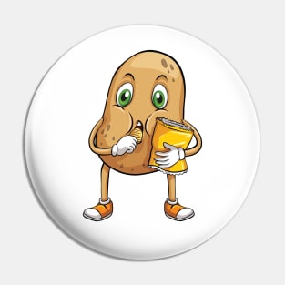 Potato - Funny Potato Design Pin