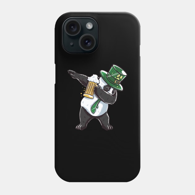 Funny St Patricks day Panda shirt - perfect outfit Phone Case by Pummli