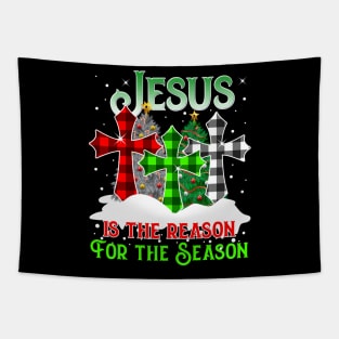 Jesus Is the Reason for the Season Holiday Christmas Pyjama Tapestry