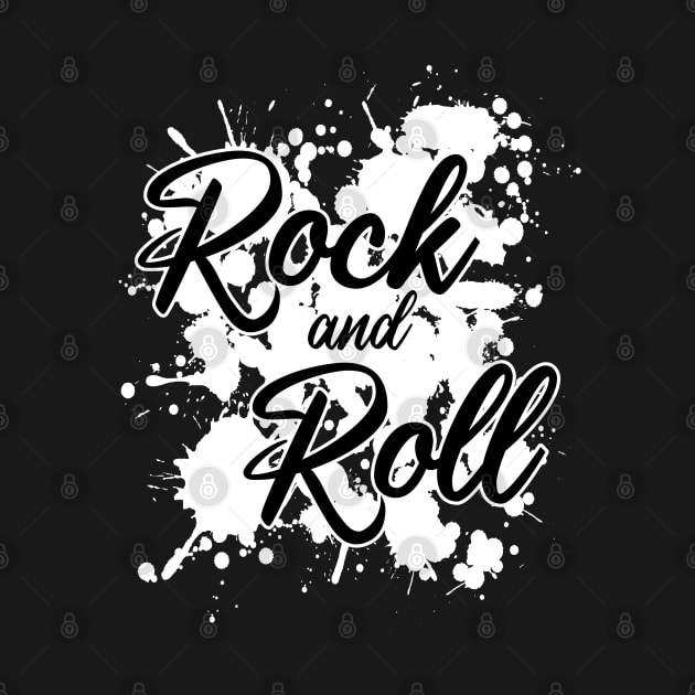 Rock and Roll Music Rockmusic Gift Idea by Macphisto Shirts