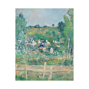 View of Auvers-sur-Oise-La Barriere by Paul Cezanne T-Shirt