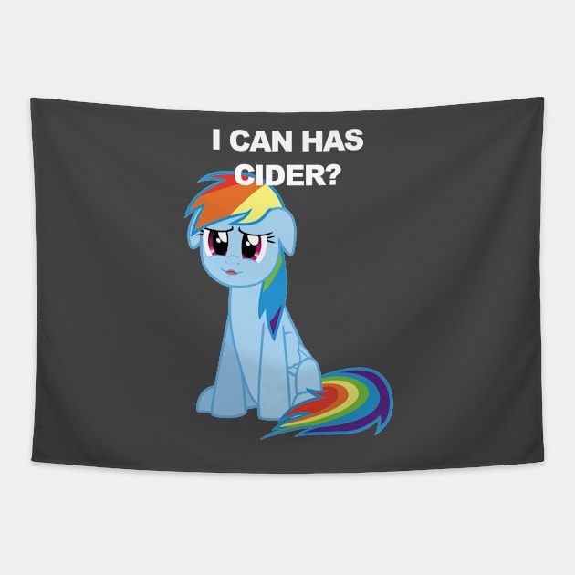 I Can Has Cider? Tapestry by Pegajen