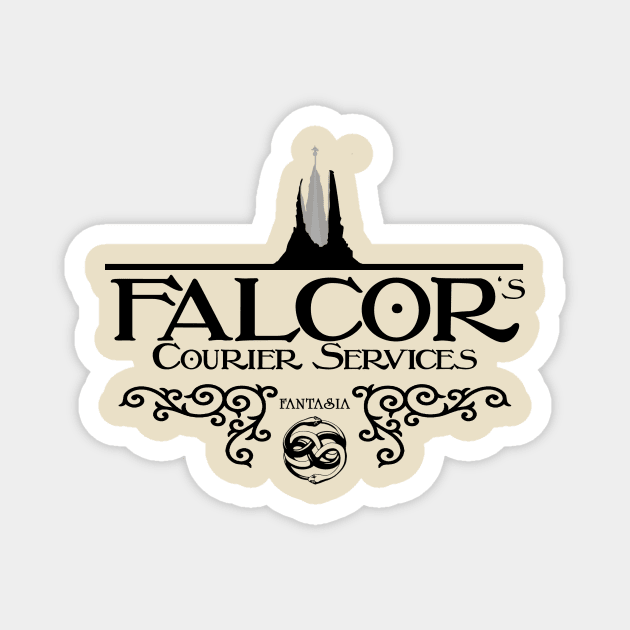 Falcor's Courier Services Magnet by inesbot