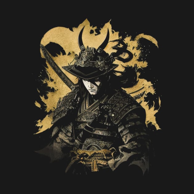 Feudal Japan Samurai - Ancient Scroll by HideTheInsanity