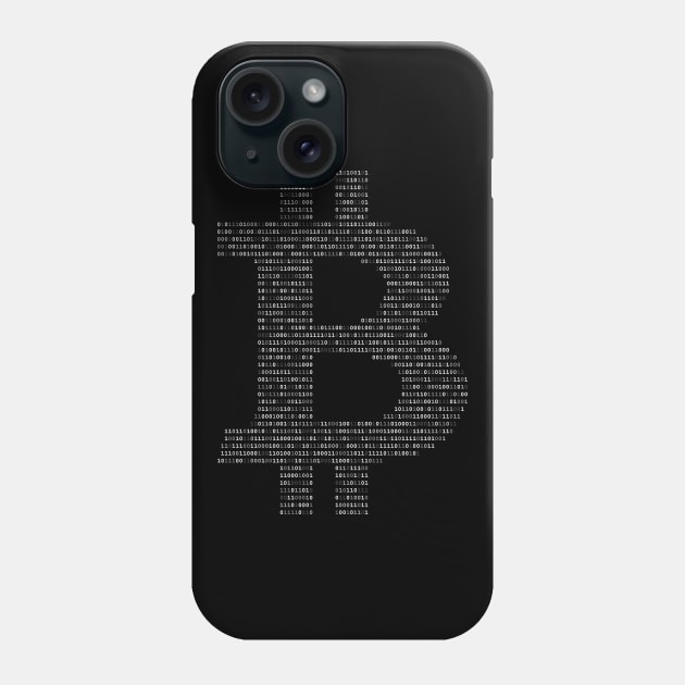 Bitcoin Binary Phone Case by ClarkStreetPress