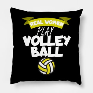 Real women play volleyball Pillow