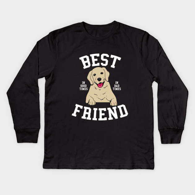 Gift for Dog Lovers Youth Kids Long Sleeve T-Shirt Animal My Dog Is My BFF