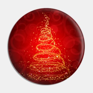 Sparkle Christmas tree Pin