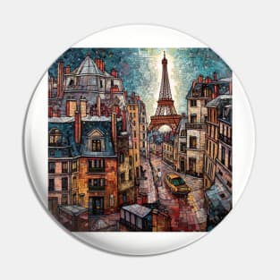 Iconic Paris Art Brut Style Pin