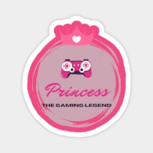 Princess girl gamer Magnet