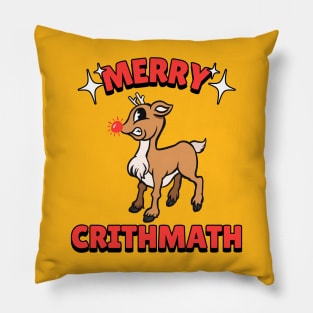 Merry Crithmath! Pillow