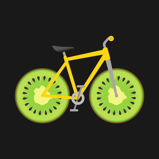 Kiwi Fruit Wheels Bike by 4U2NV-LDN