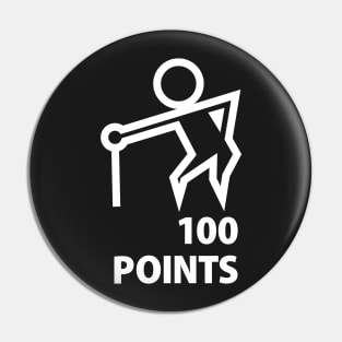 100 Points Pin